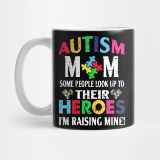 Autism T-ShirtAutism Autism Mom Shirt My Son Is Hero Autism Awareness Costume Mug